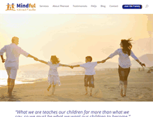 Tablet Screenshot of mindfulkidsandfamilies.com